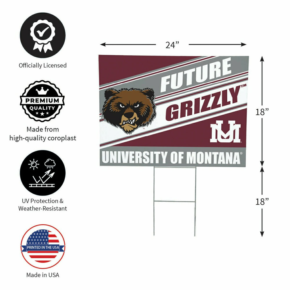 University of Montana Coroplast Yard Sign, Future Student - Collegiate Home