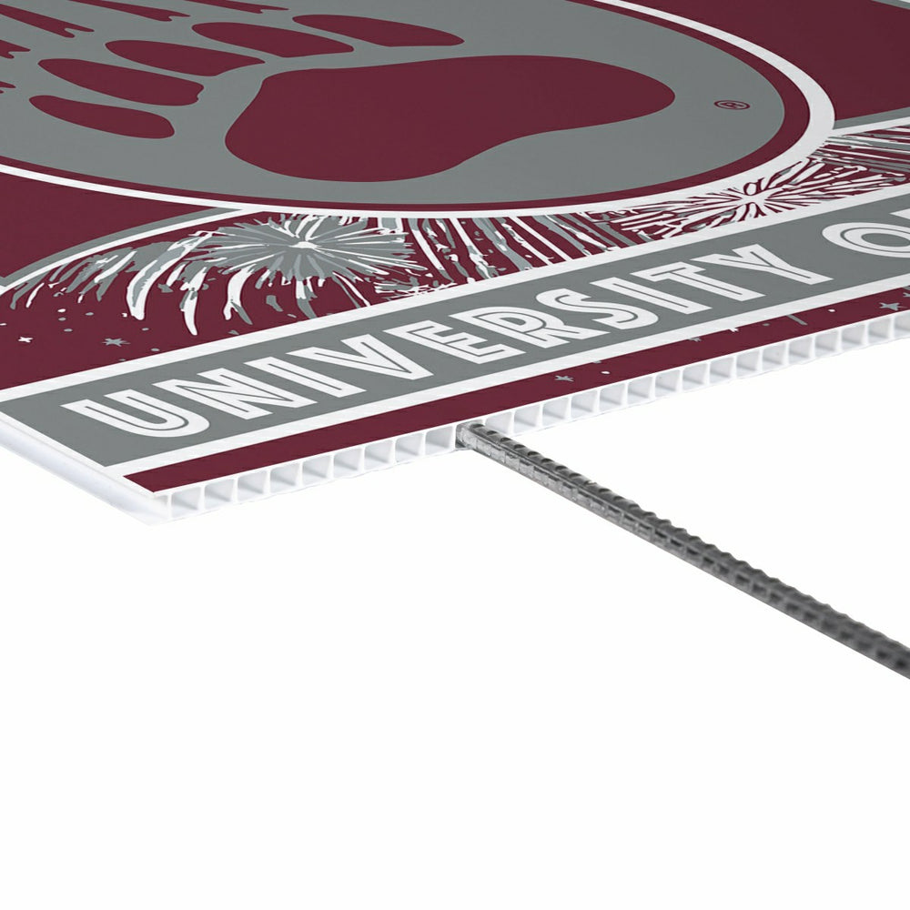 University of Montana Yard Sign, Patriotic - Collegiate Home