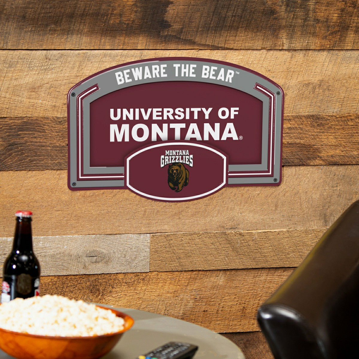 University of Montana USA Embossed Steel Wall Sign, 11" x 17" - Collegiate Home