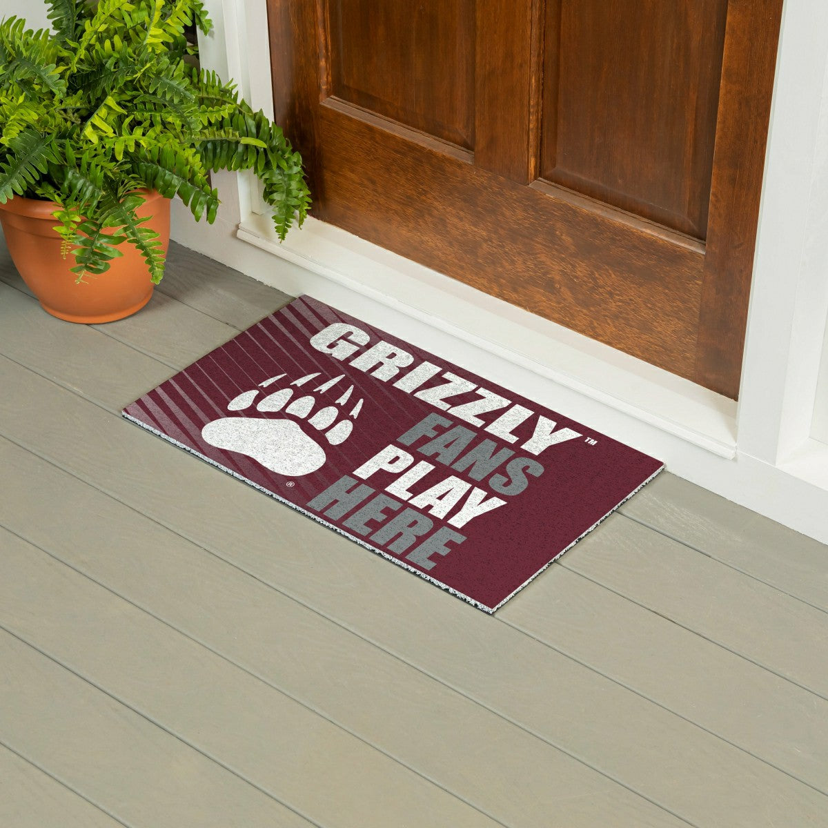 University of Montana Fan Mat, 28"x16" - Collegiate