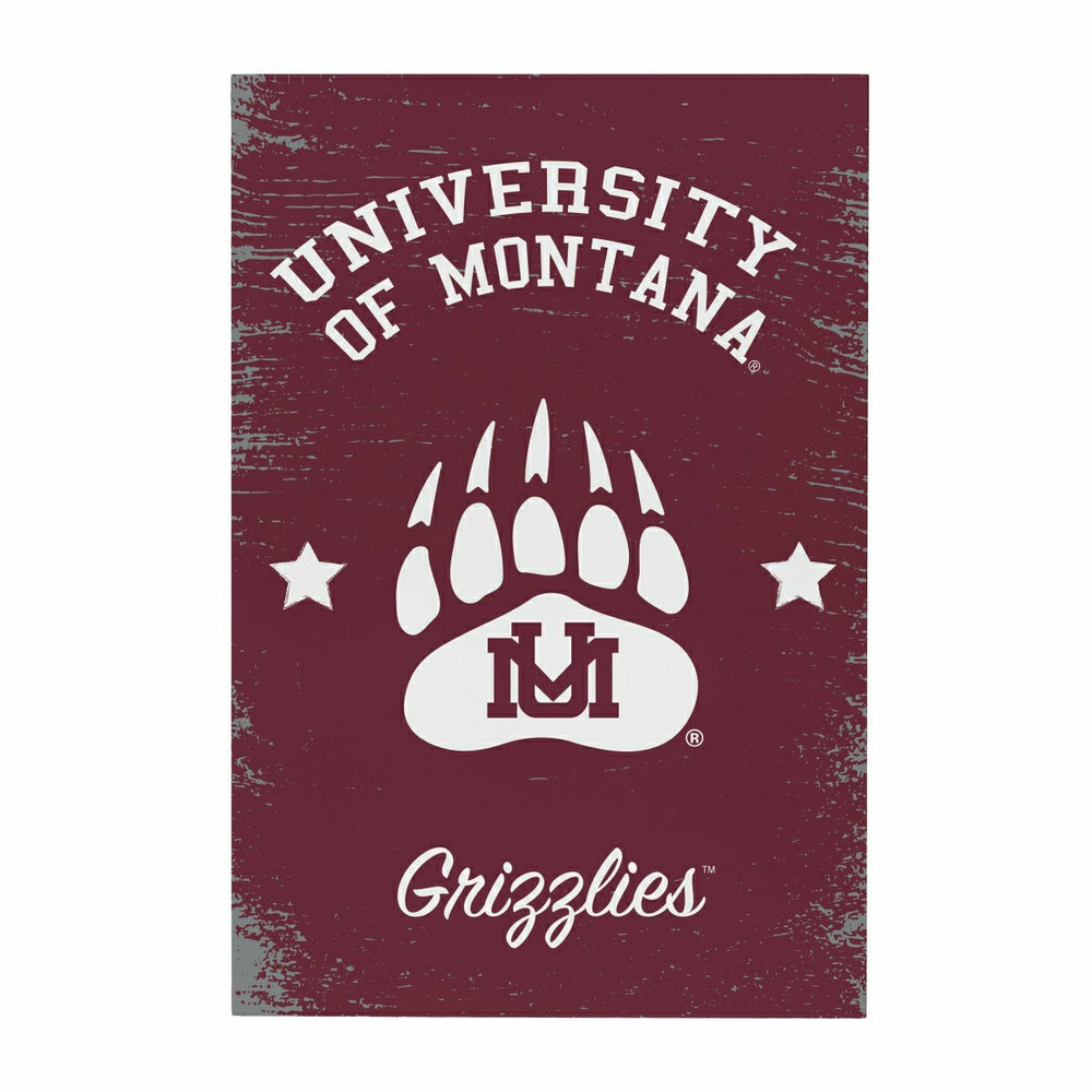 University of Montana Wood Wall Sign, 16x24 - Collegiate Home