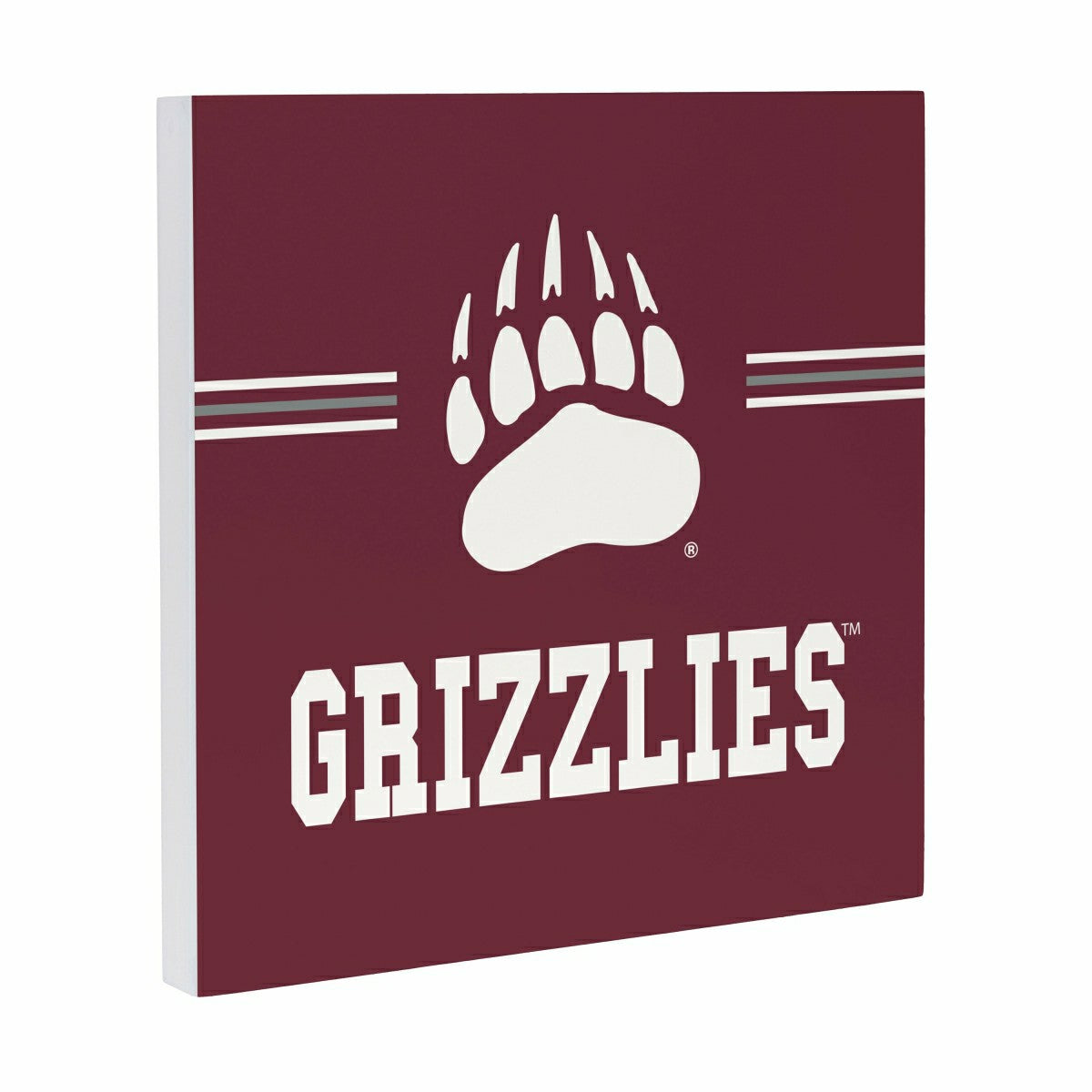 University of Montana Wood Wall Sign, 12x12 - Collegiate Home
