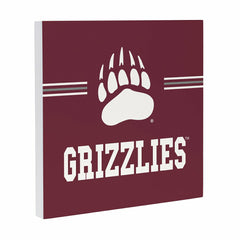 University of Montana Wood Wall Sign, 12x12 - Collegiate Home