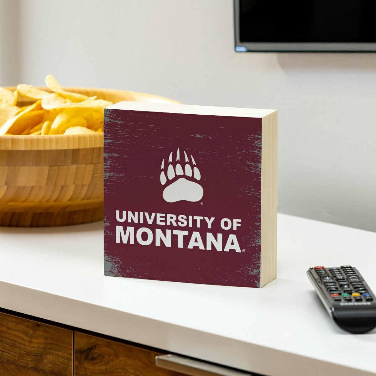 University of Montana Plock, Down Home Fans, 6x6 - Collegiate Home