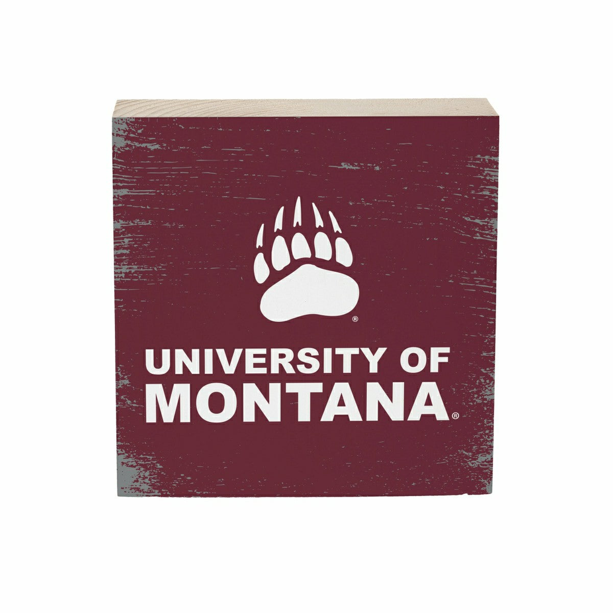 University of Montana Plock, Down Home Fans, 6x6 - Collegiate Home
