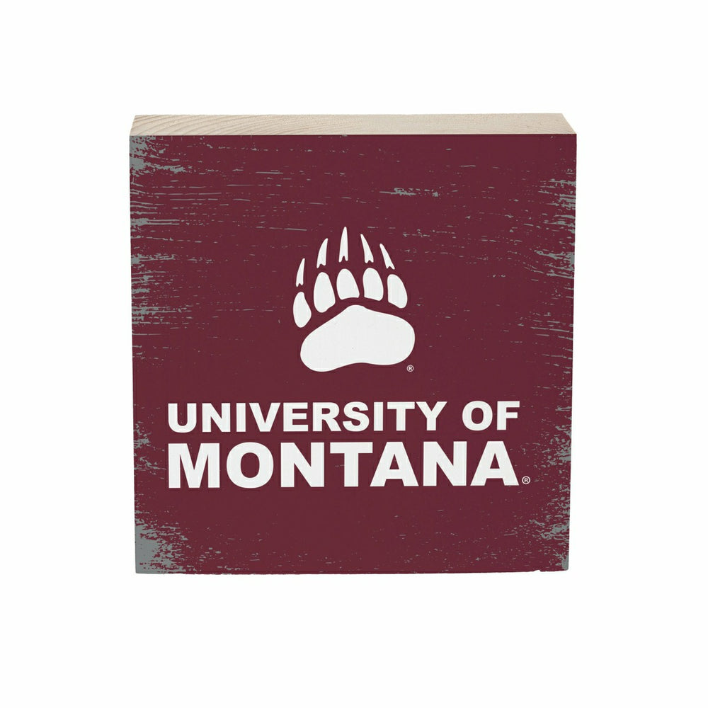 University of Montana Plock, Down Home Fans, 6x6 - Collegiate Home
