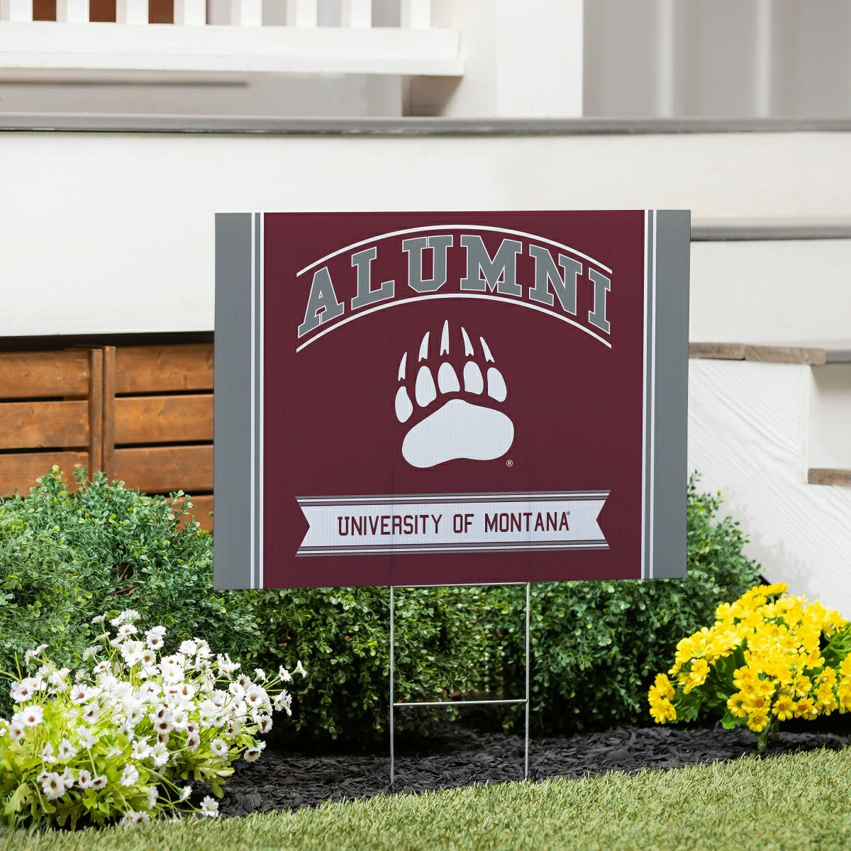 University of Montana Coroplast Yard Sign Alumni - Collegiate Home