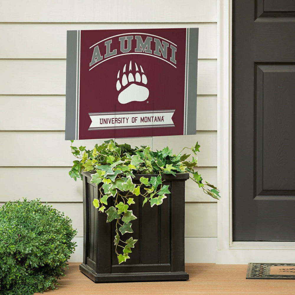 University of Montana Coroplast Yard Sign Alumni - Collegiate Home