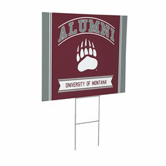 University of Montana Coroplast Yard Sign Alumni - Collegiate Home