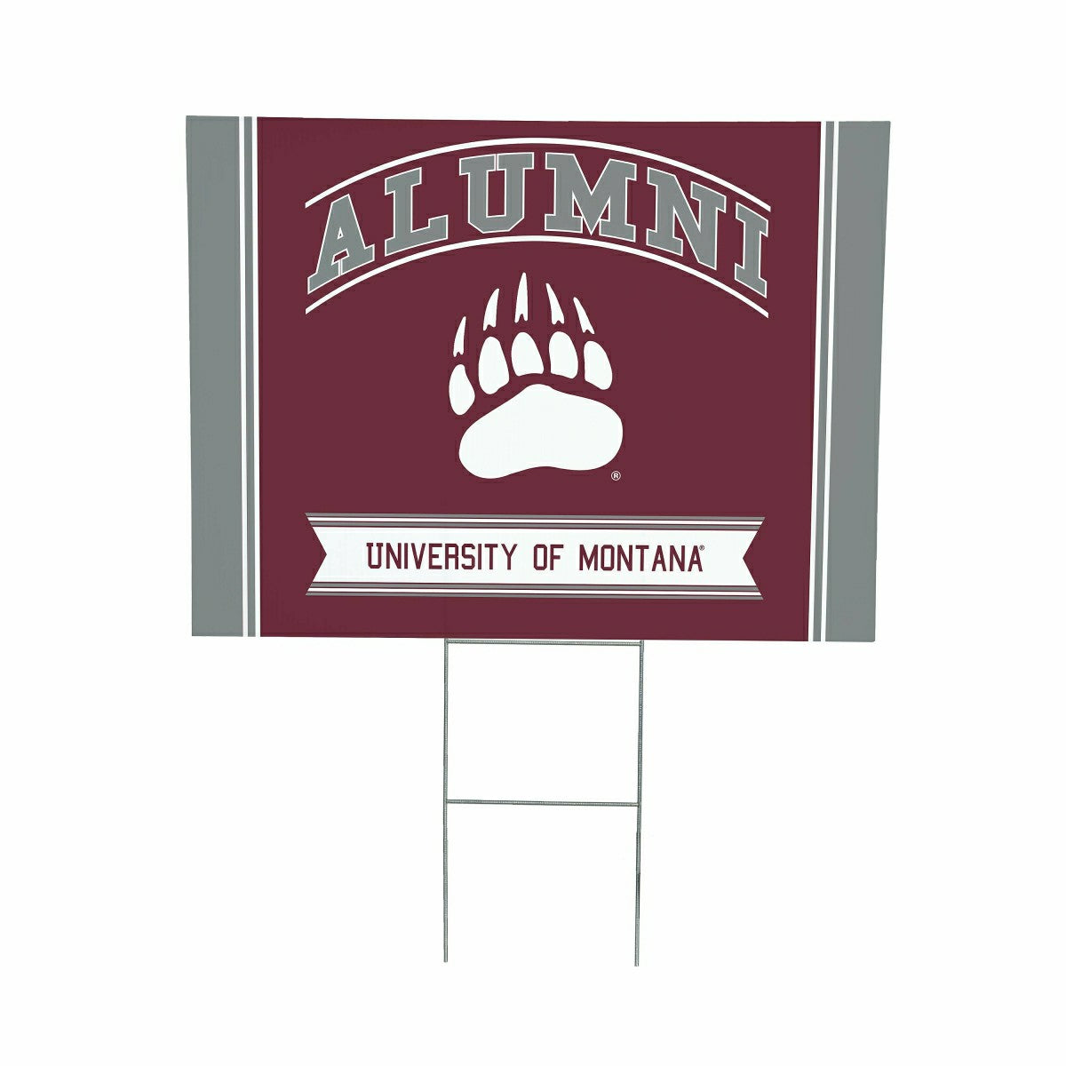 University of Montana Coroplast Yard Sign Alumni - Collegiate Home
