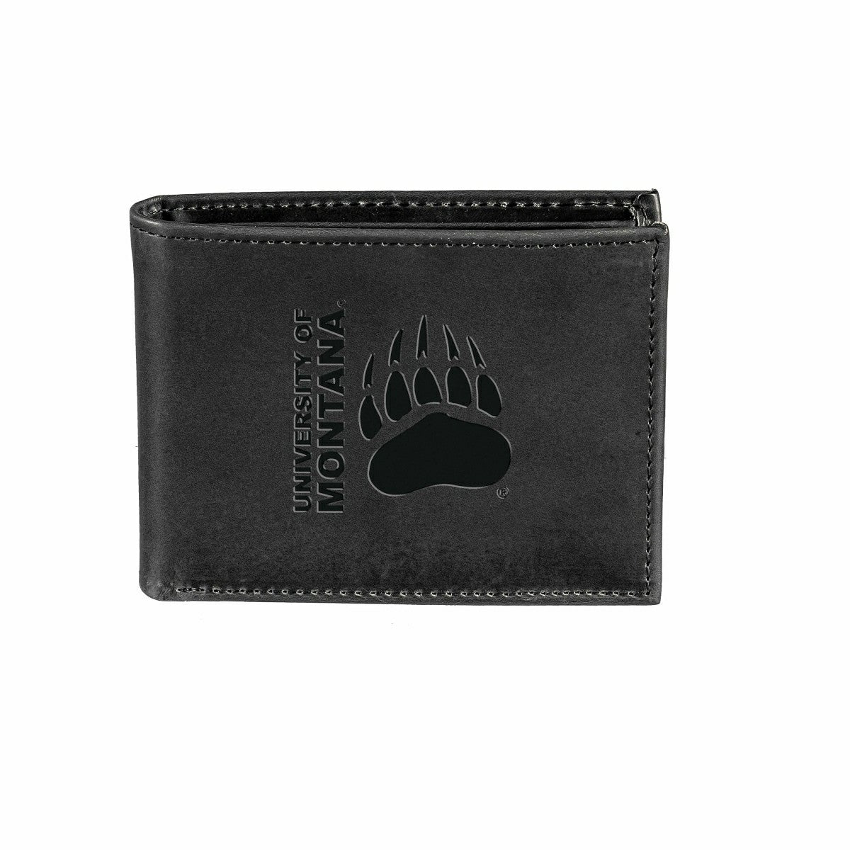 University of Montana, Bi-Fold Wallet, Black - Collegiate