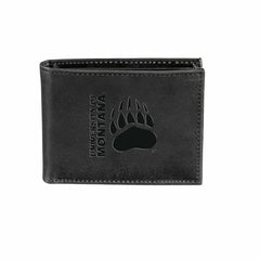 University of Montana, Bi-Fold Wallet, Black - Collegiate