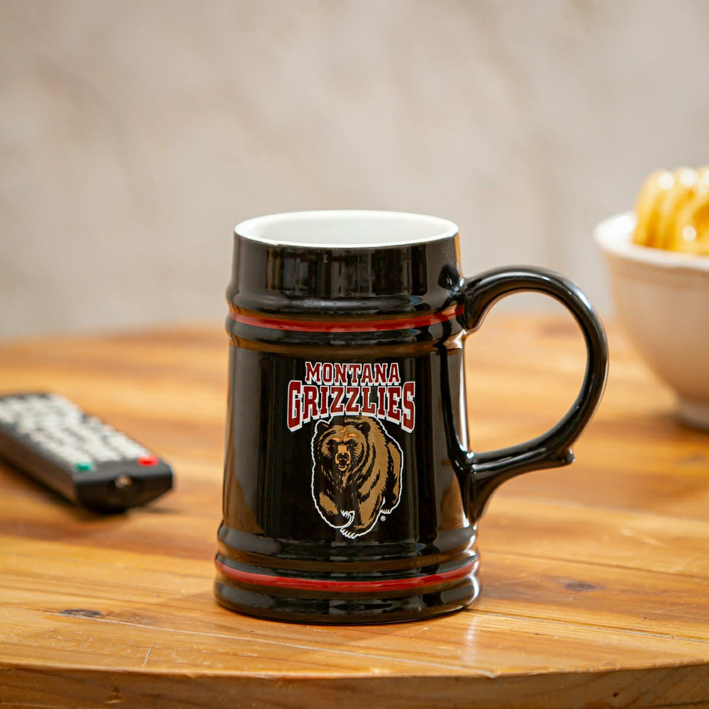 University of Montana Ceramic Stein Cup, 24oz - Collegiate Home