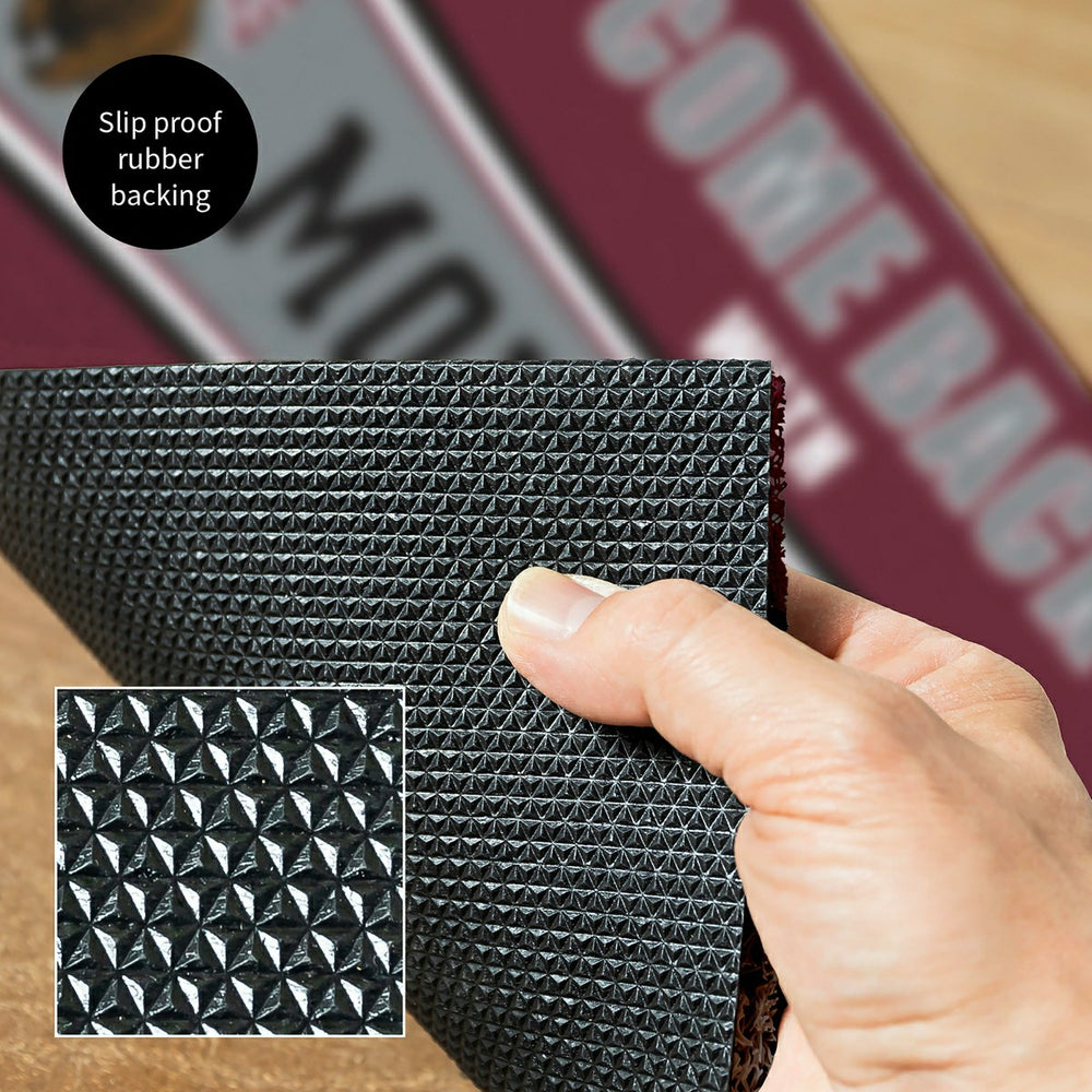 28" x 16" PVC Trapper Mat, Come Back with Tickets, University of Monta - Collegiate