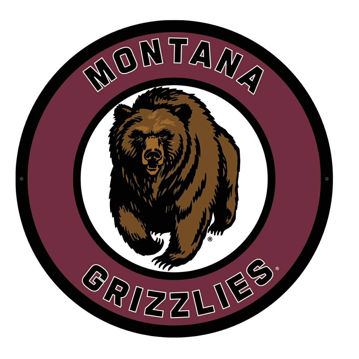 LED Wall Decor, Round, University of Montana - Collegiate Home