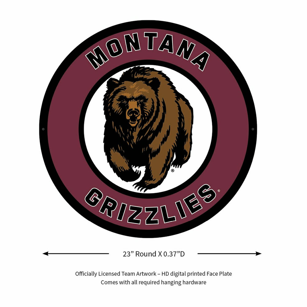 LED Wall Decor, Round, University of Montana - Collegiate Home