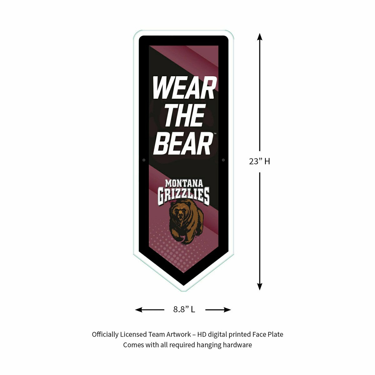 LED Wall Decor, Pennant, University of Montana - Collegiate Home