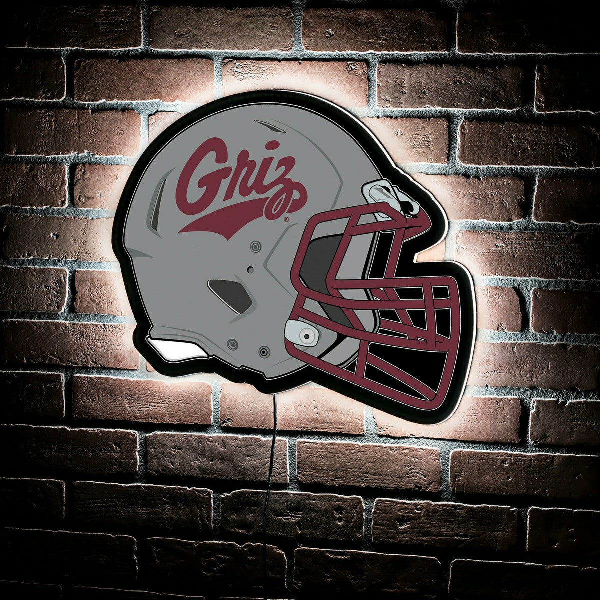 LED Wall Decor, Helmet, University of Montana - Collegiate Home