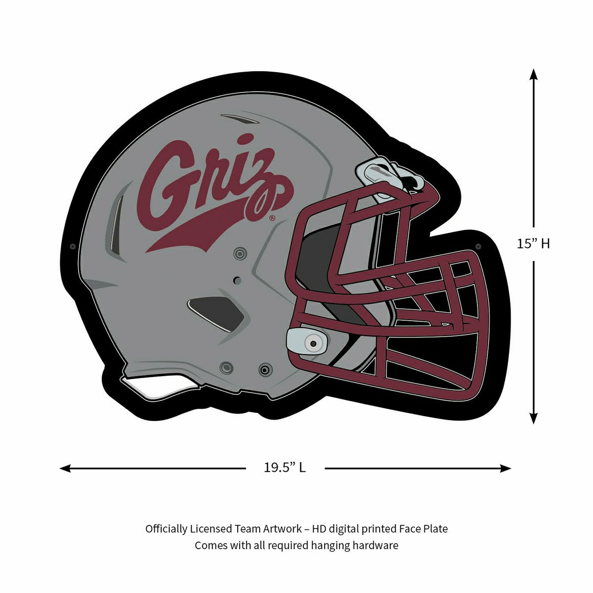 LED Wall Decor, Helmet, University of Montana - Collegiate Home