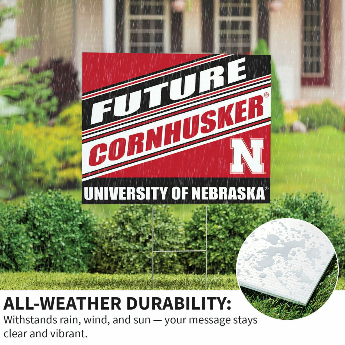 University of Nebraska Coroplast Yard Sign, Future Student - Collegiate Home