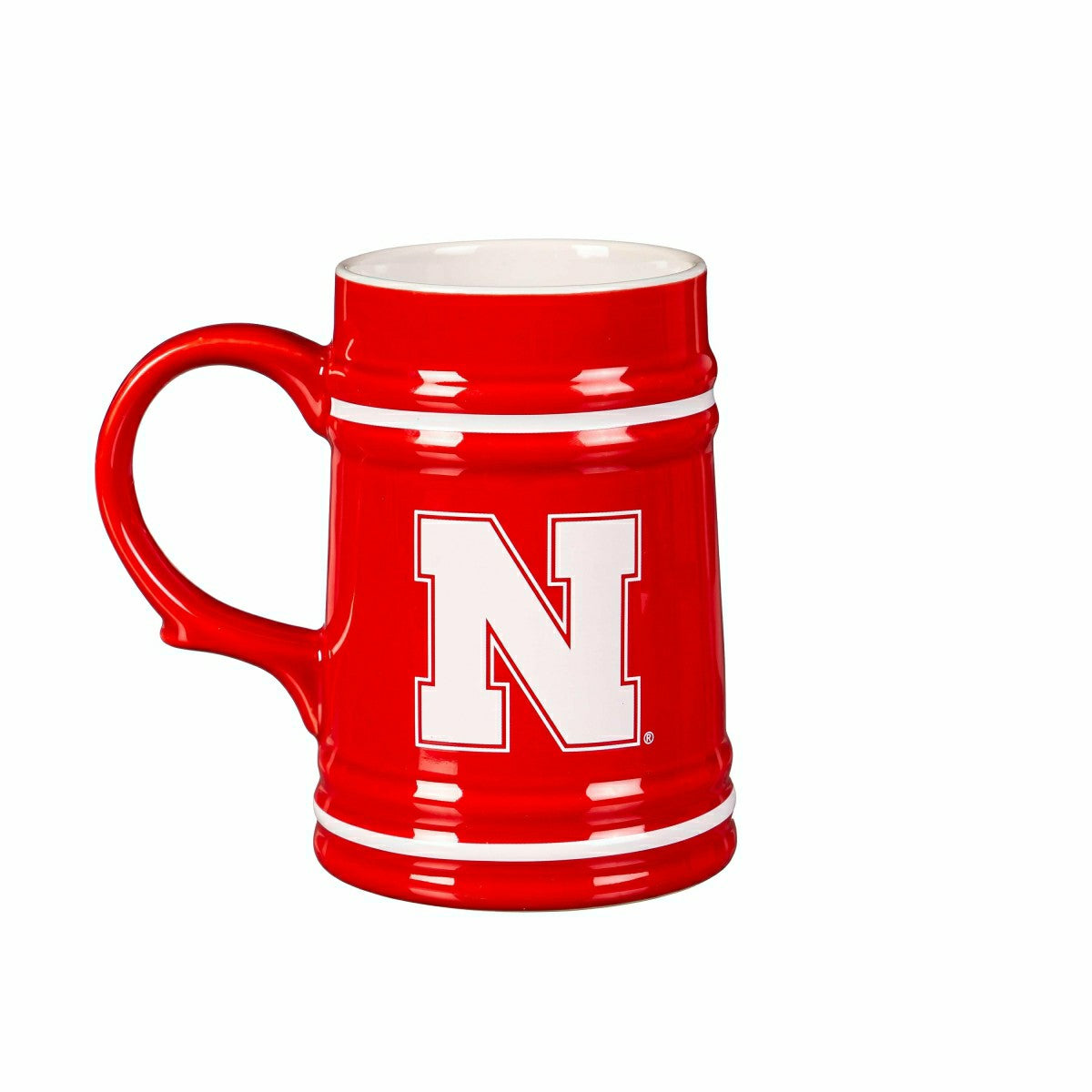 University of Nebraska Ceramic Stein Cup, 24oz - Collegiate Home