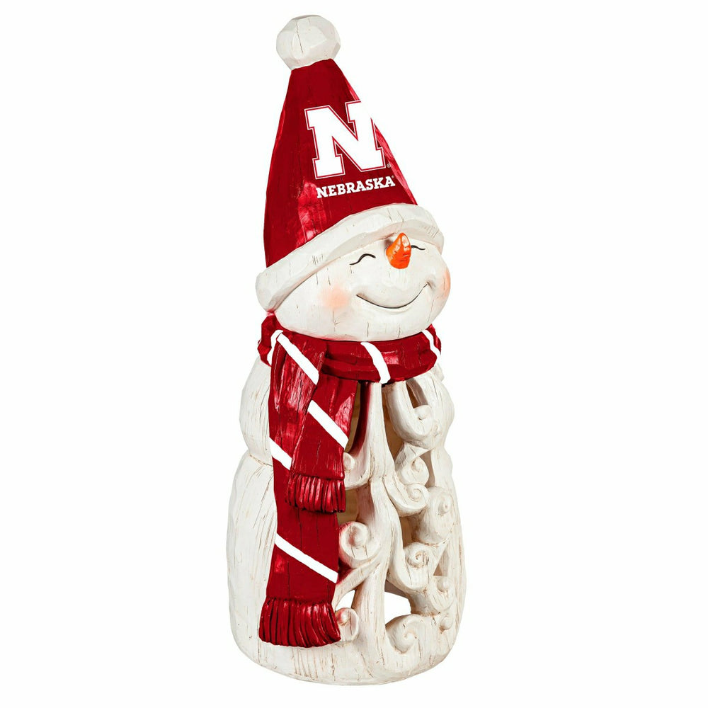 University of Nebraska Snowman LED Statuary, 26" - Collegiate