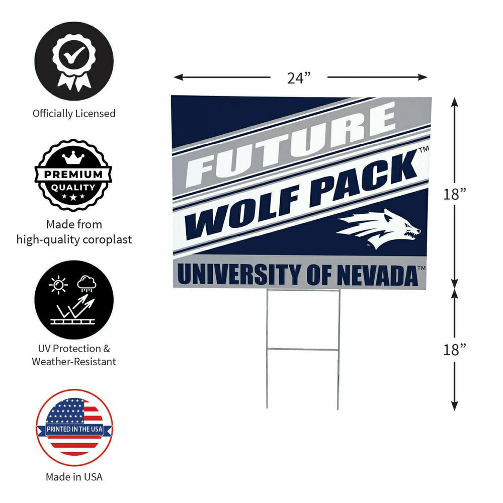 University of Nevada Coroplast Yard Sign, Future Student - Collegiate Home