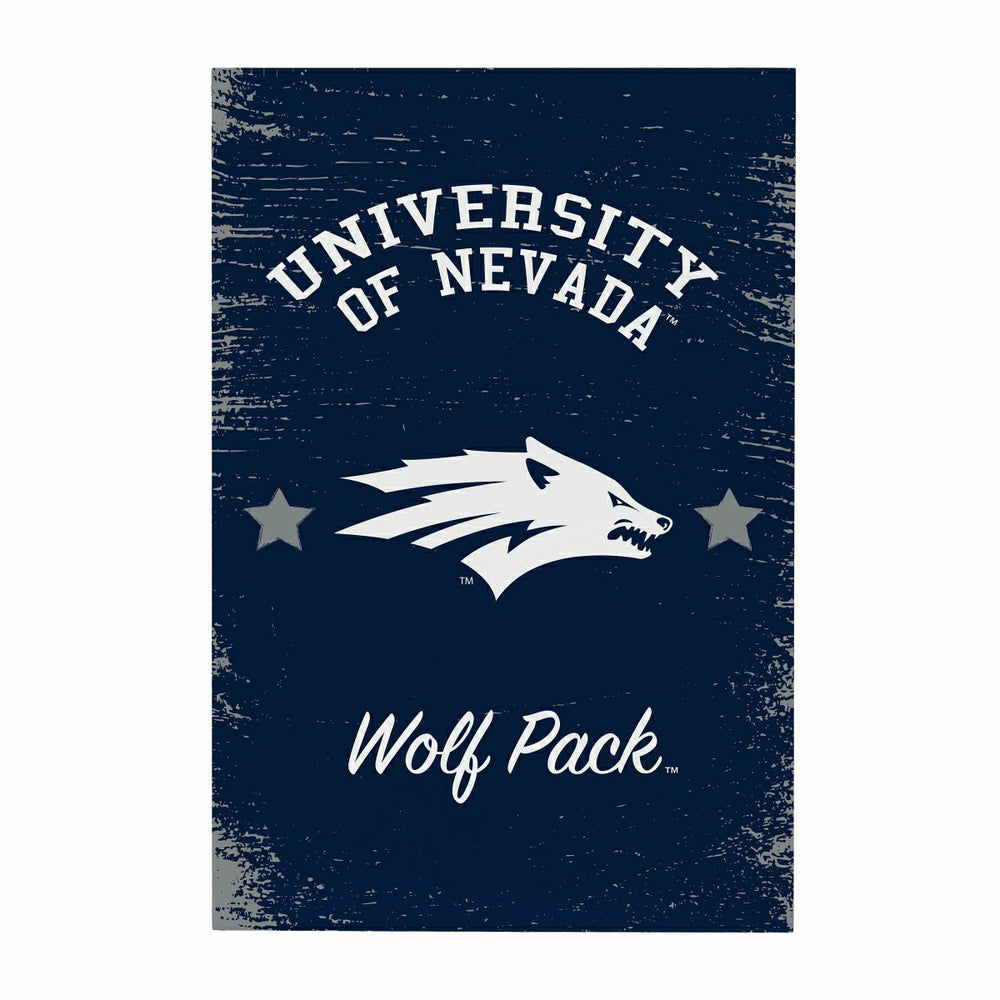 University of Nevada Wood Wall Sign, 16x24 - Collegiate Home