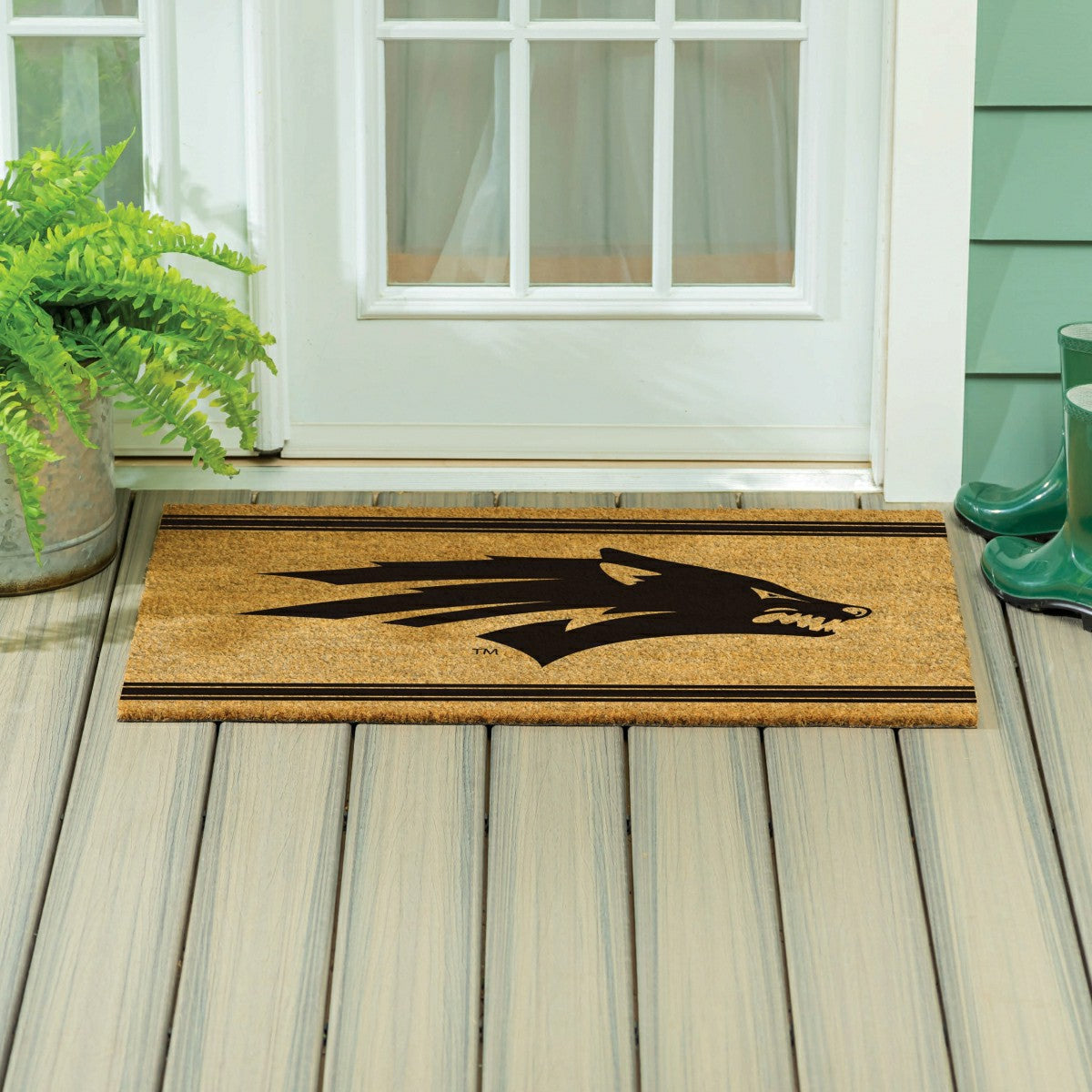 University of Nevada Large One Color Coir Mat, 36"x24" - Collegiate