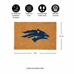 University of Nevada Large Full Color Coir Mat, 36"x24" - Collegiate
