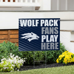 University of Nevada Coroplast Yard Sign "Fans Play Here" - Collegiate Home