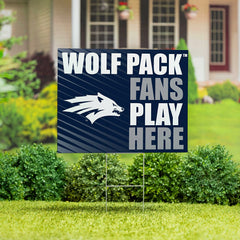 University of Nevada Coroplast Yard Sign "Fans Play Here" - Collegiate Home