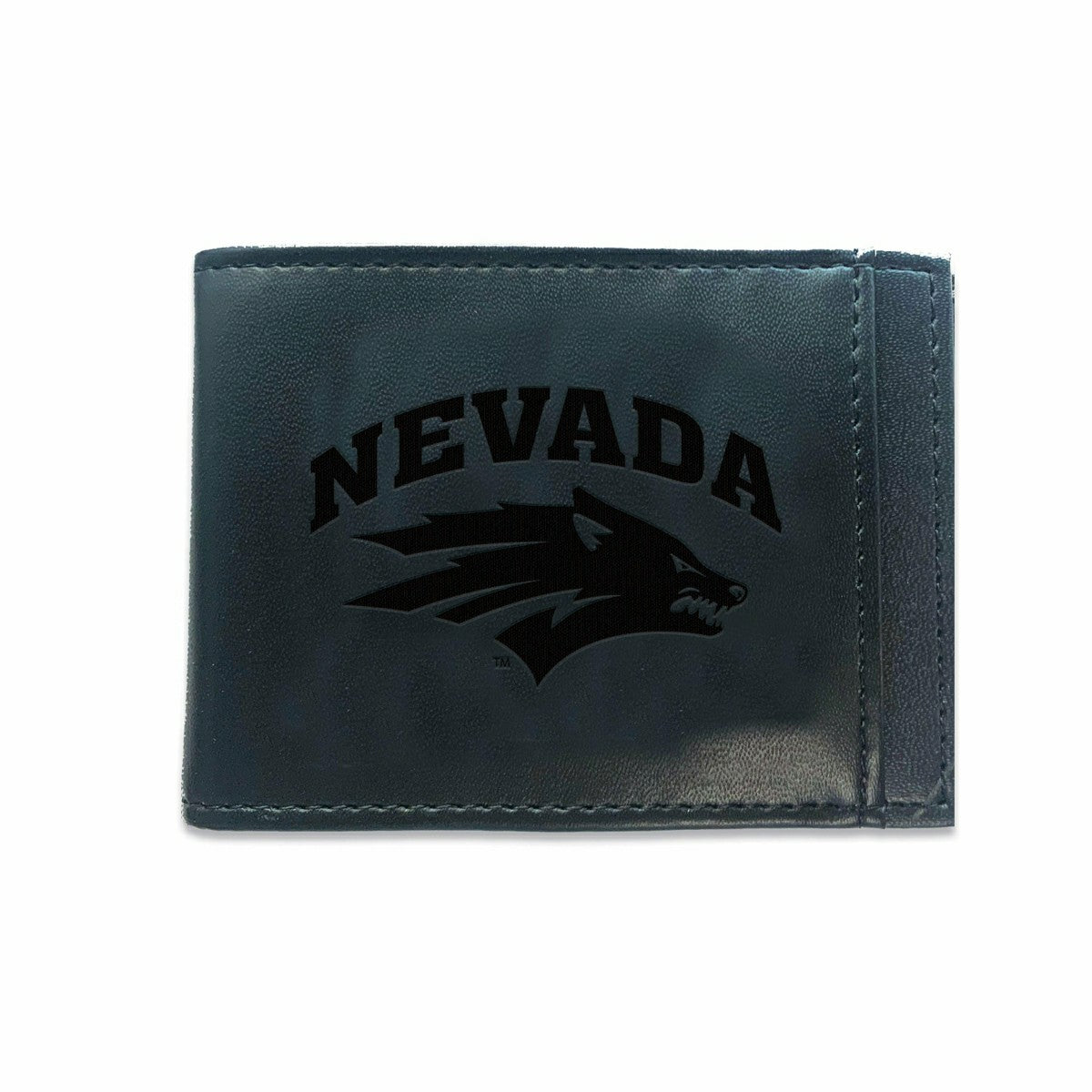 Front Pocket Wallet w/ RFID Blocking, University of Nevada, Black - Collegiate Home