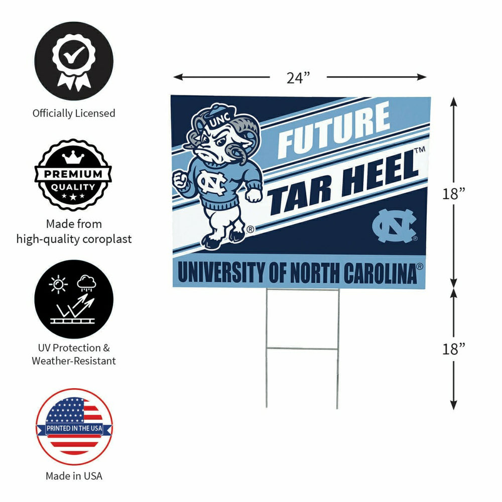 University of North Carolina Coroplast Yard Sign, Future Student - Collegiate Home