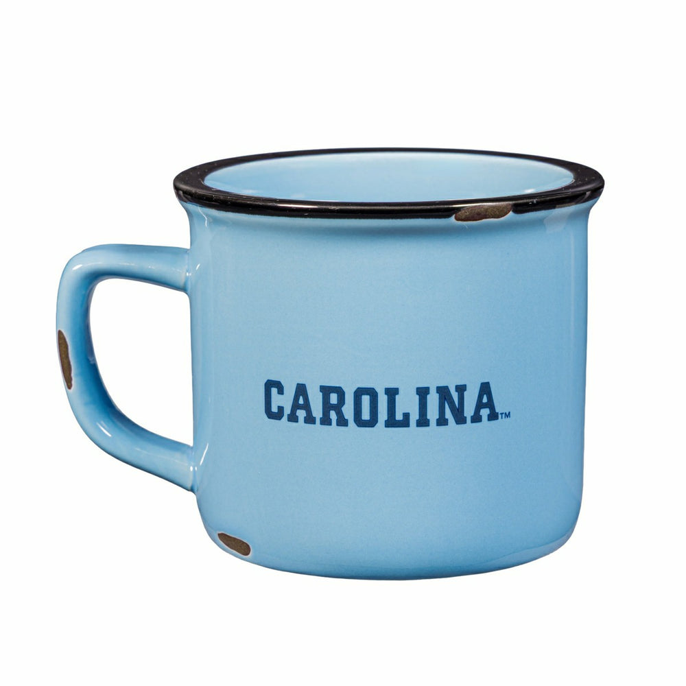University of North Carolina Ceramic Camp Cup with Enamel Finish, 14oz - Collegiate Home
