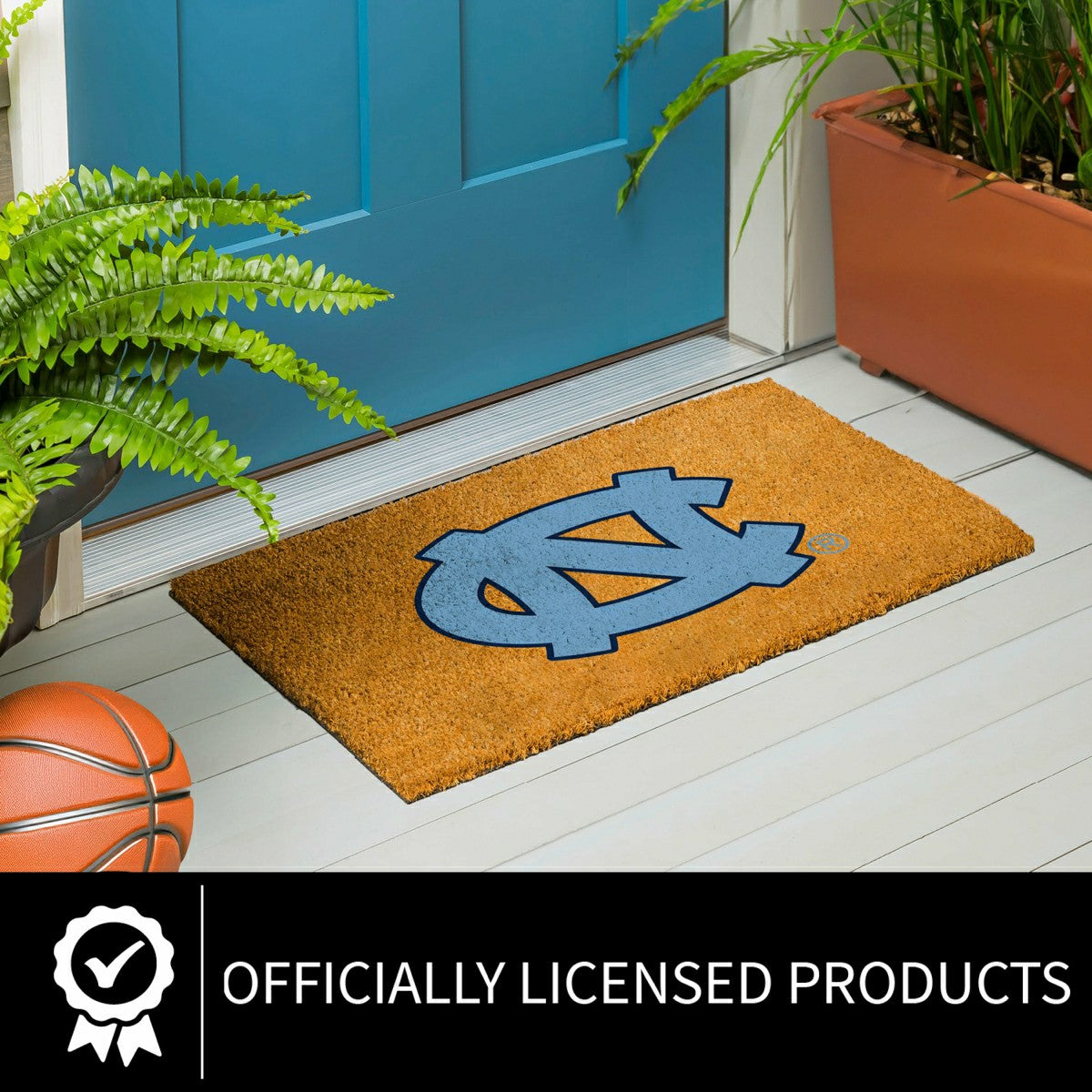 Coir Mat, 16"x28", University of North Carolina - Collegiate
