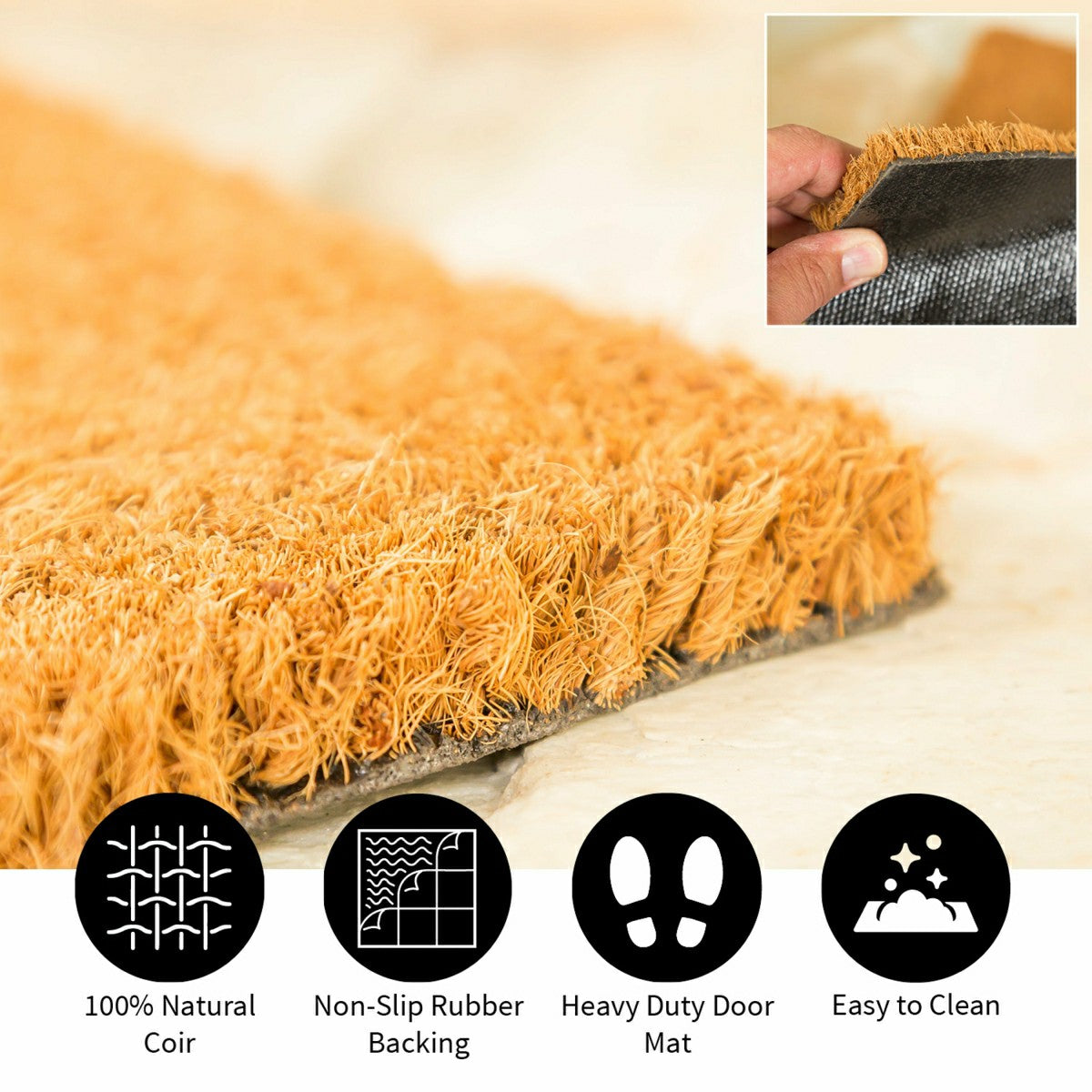 Coir Mat, 16"x28", University of North Carolina - Collegiate