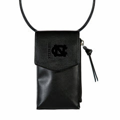 University of North Carolina, Cross Body Wallet, Black - Collegiate Home