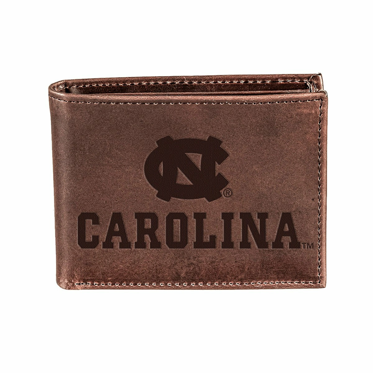 University of North Carolina, Bi-Fold Wallet, Brown, CH, 100% Genuine  - Collegiate Home