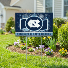 University of North Carolina Yard Sign, Patriotic - Collegiate Home