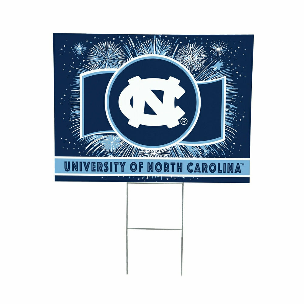 University of North Carolina Yard Sign, Patriotic - Collegiate Home