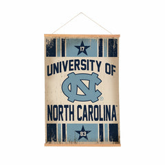 University of North Carolina, Canvas Wall Tapestry, Medium, 36x24 - Collegiate Home