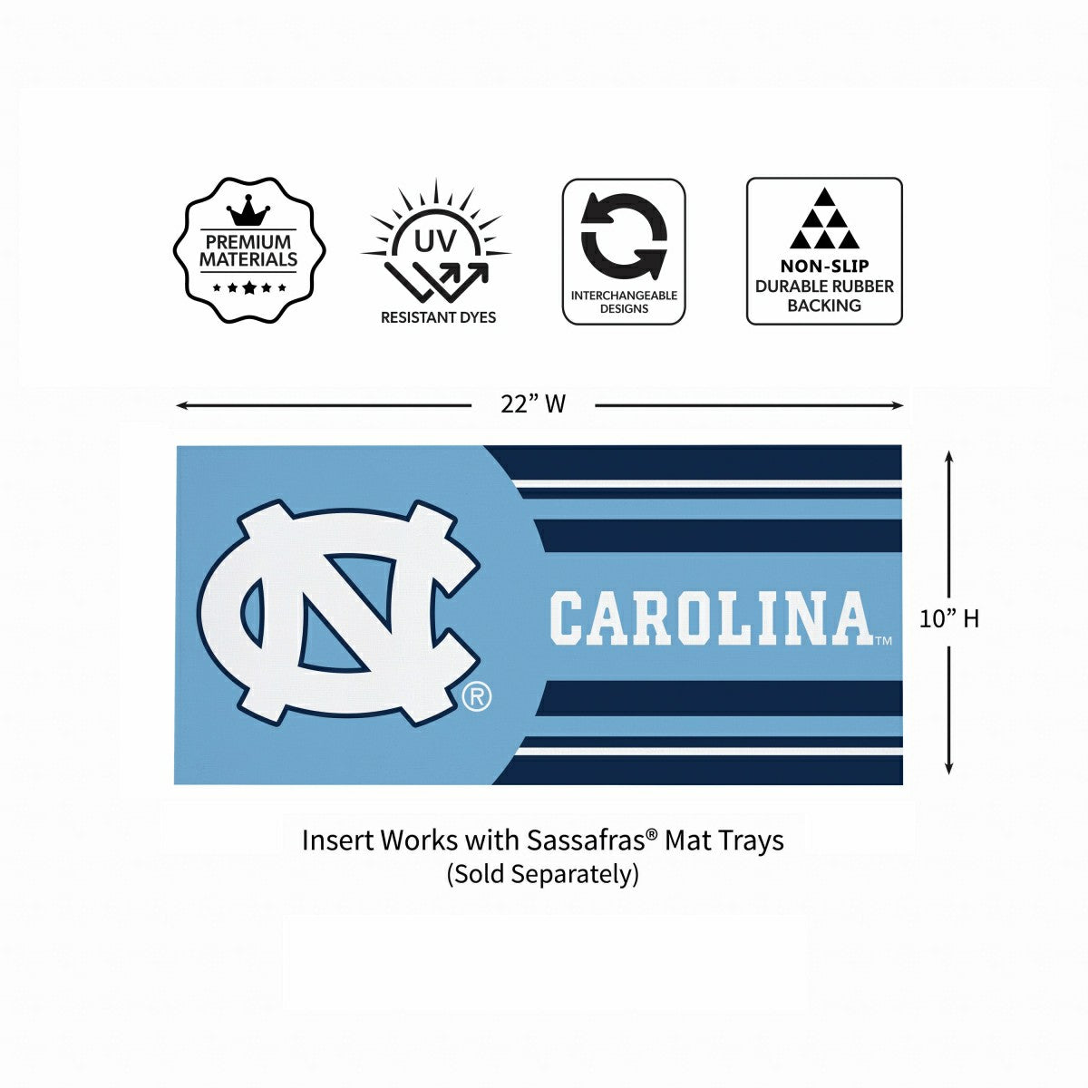 University of North Carolina Sassafras Switch Mat - Collegiate
