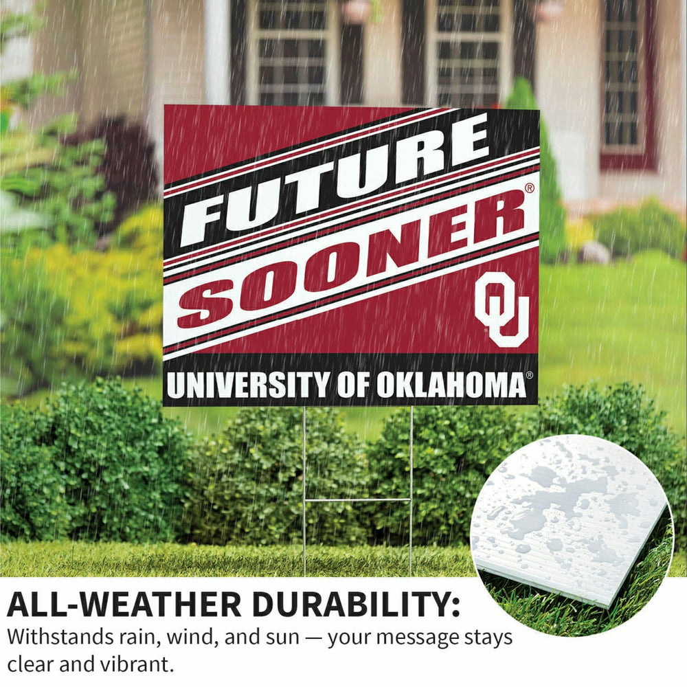 University of Oklahoma Coroplast Yard Sign, Future Student - Collegiate Home