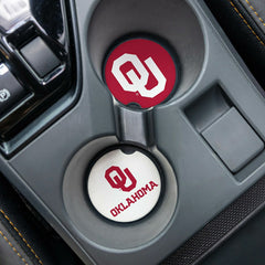 University of Oklahoma Car Coaster Set, 2pc - Collegiate Home