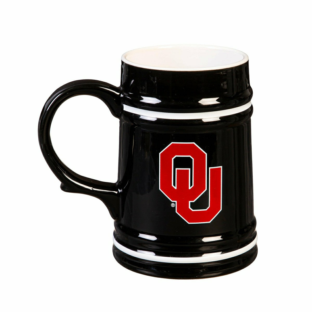 University of Oklahoma Ceramic Stein Cup, 24oz - Collegiate Home