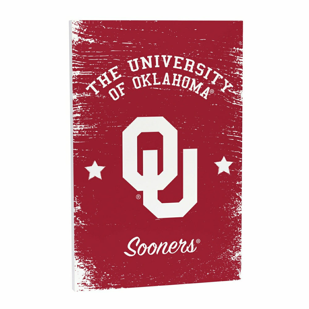 University of Oklahoma Wood Wall Sign, 16x24 - Collegiate Home