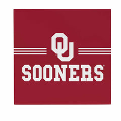 University of Oklahoma Wood Wall Sign, 12x12 - Collegiate Home