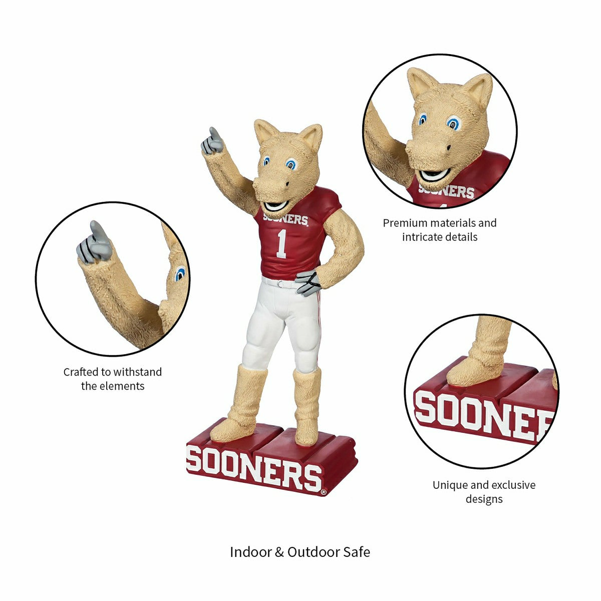 University of Oklahoma, Mascot Statue - Collegiate Home