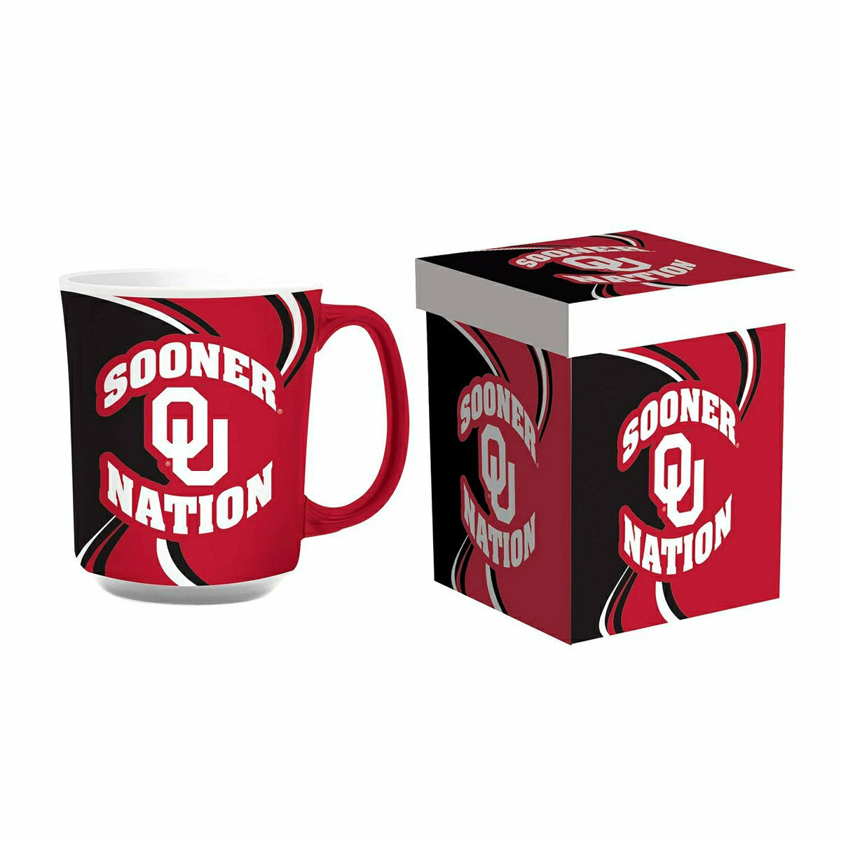 University of Oklahoma, 14oz Ceramic Cup of Awesome with Matching Box - Collegiate Home